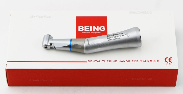 Being® Rose 202-CA(PB) Fiber Optic Contra Angle Handpiece Inner Water Spray KAVO Compatible